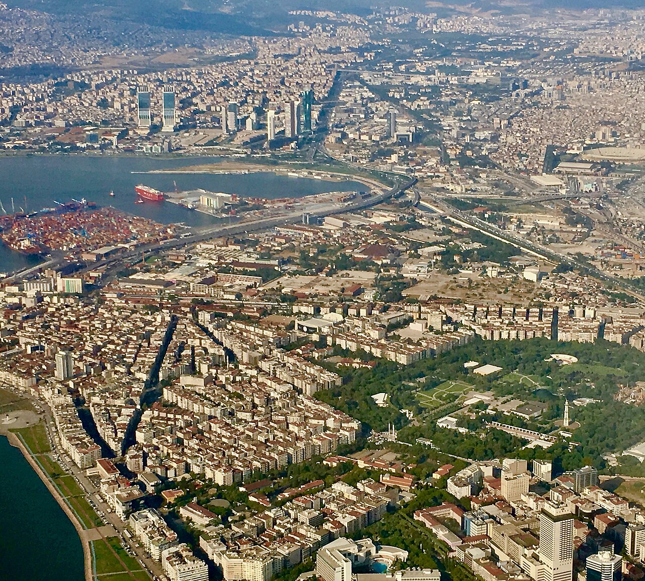 Konak havadan görünüm